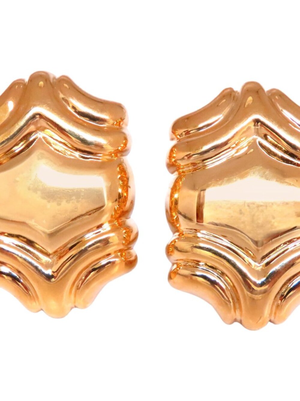 Vintage Revisit Knocker Classic Iconic Earrings 14kt Gold*
